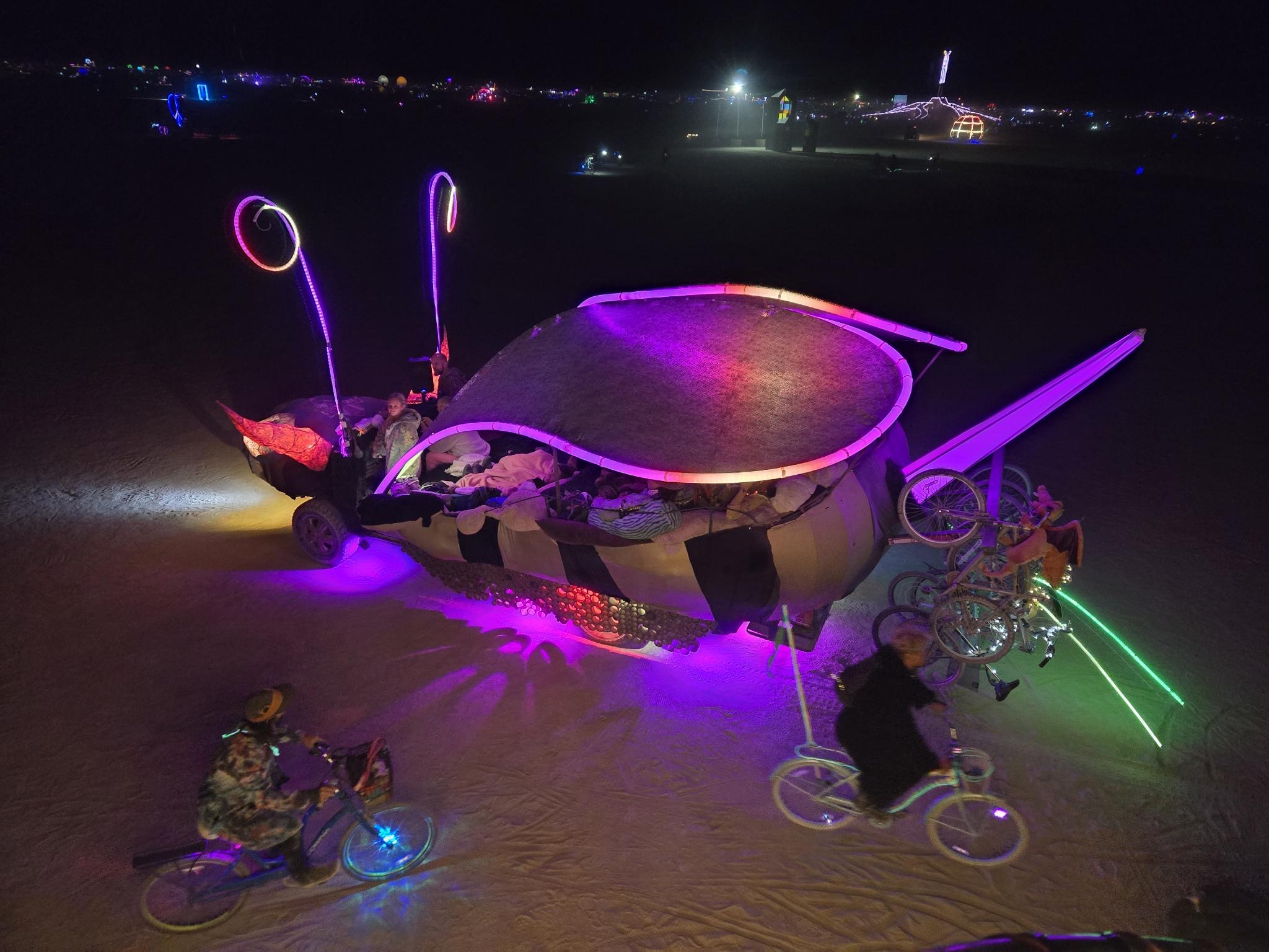 Mutant vehicle burning man