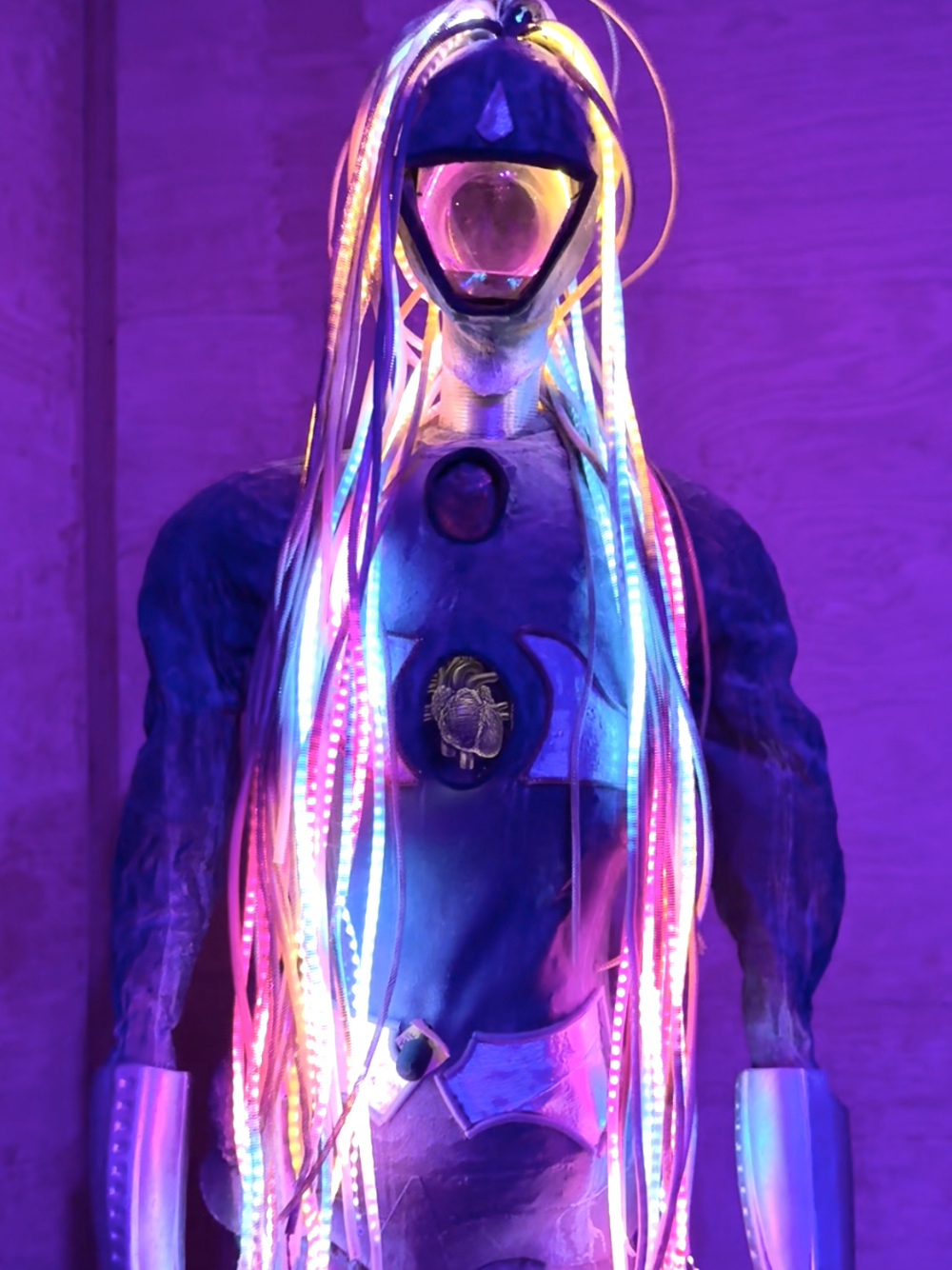 Actual robot installation at burning man